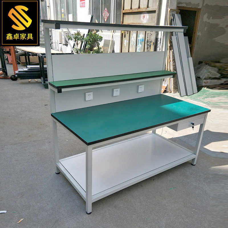 厂家直销防静电工作台车间流水线操作台带灯装配工作台