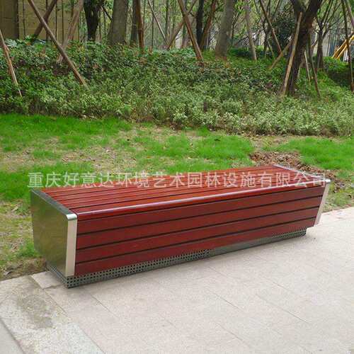 重庆不锈钢公园椅厂家户外长椅小区园林广场休闲座椅室外休息长凳