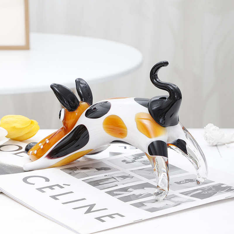 纯手工高档琉璃狗摆件小狗工艺品茶几电视柜酒店样板房软装饰品,家居饰品,装饰摆件,淘宝优惠券,粉丝福利购,淘宝优惠卷