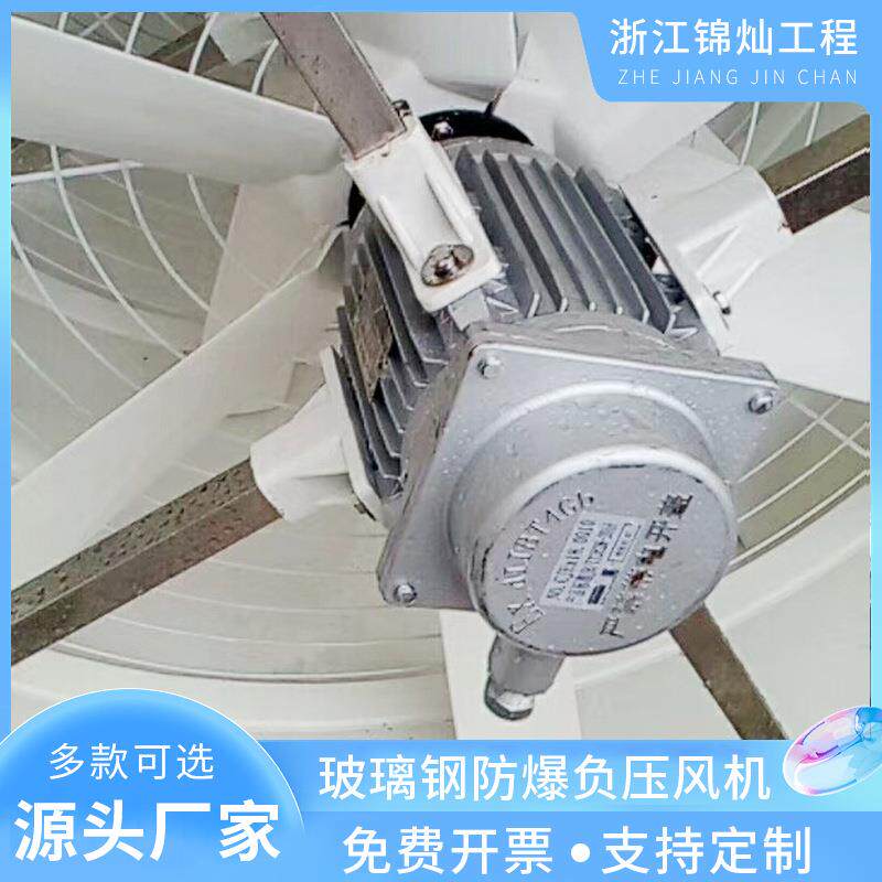 玻璃钢防爆负压风机 大棚养殖 负压排风机 防腐排气扇 厂家