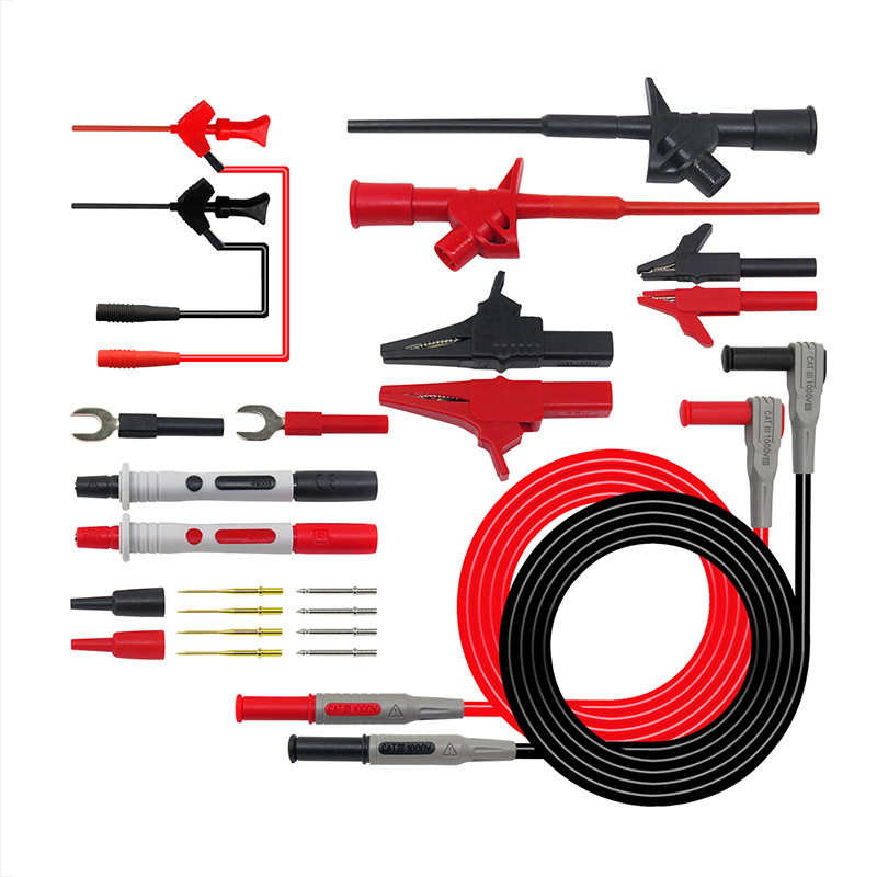 cleqee P1300E 多功能表线笔万用表笔 特尖表笔 测试线套件