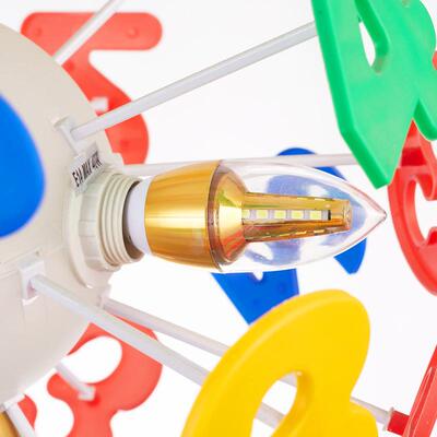 数字字母通创园意吊SP88135灯男孩女孩儿童房灯饰母婴店卡早教中