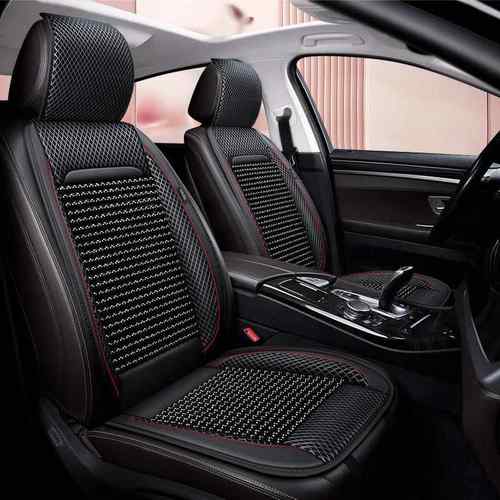 前排木珠凉垫夏季货车凉席客车坐垫单垫单座透气夏天透气汽车坐垫