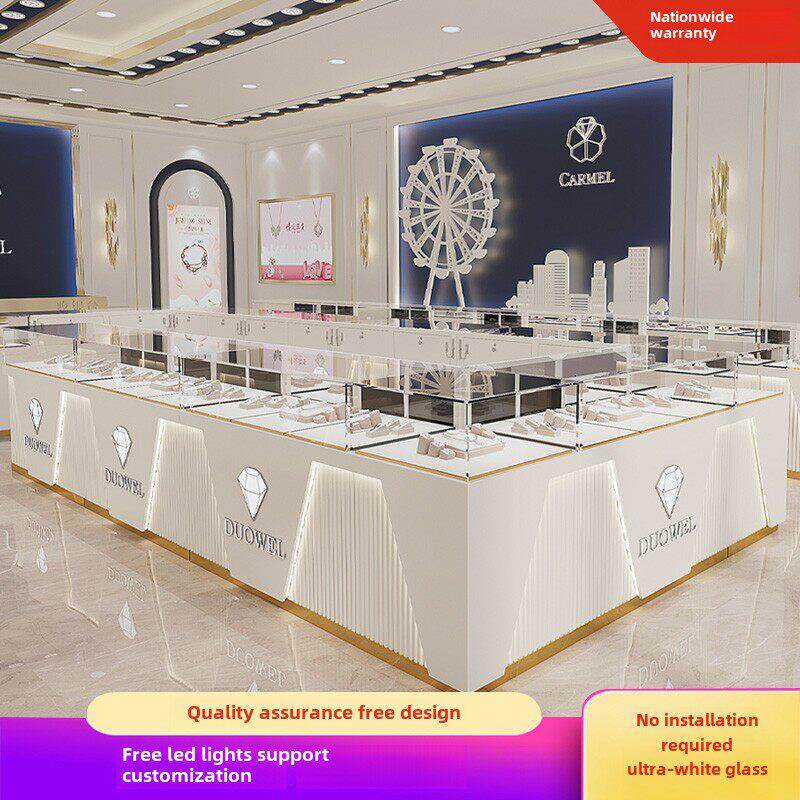 珠宝展示柜黄金珠宝简单手表玻璃柜台眼镜钻石柜玉石珠宝展示柜定