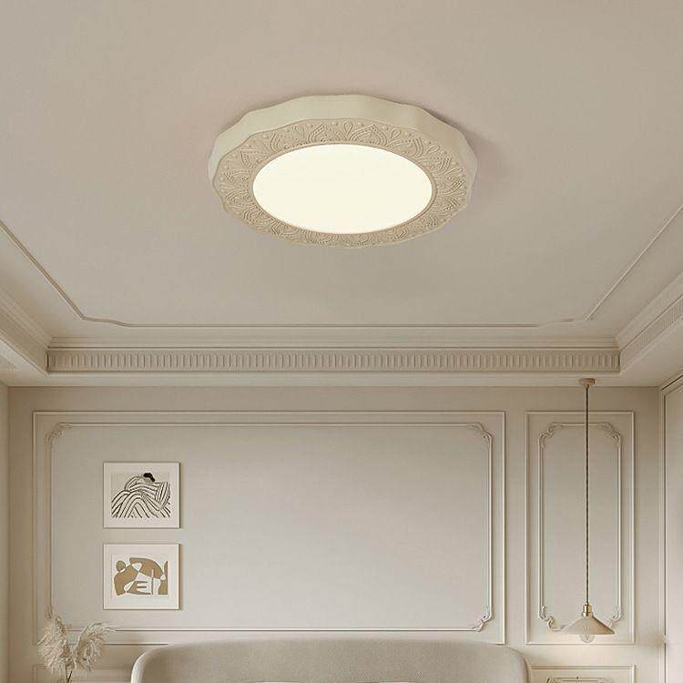 日式欧式法式复古风led现代简约卧室主卧吸顶灯2023新款护眼灯具