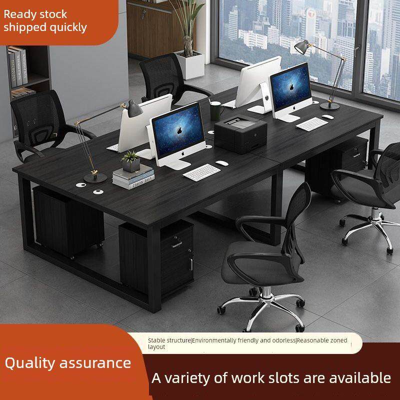 简约现代屏风工作位职员办公桌员工工位电脑桌2/4/6/人位工位组合