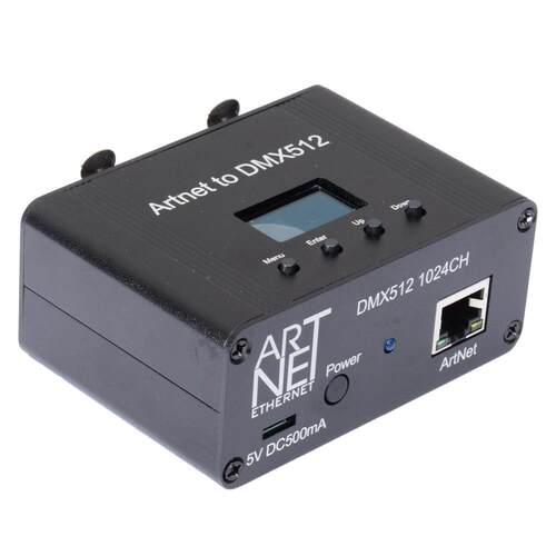 ART-NETARTNETDMX512控制器2口带显示屏