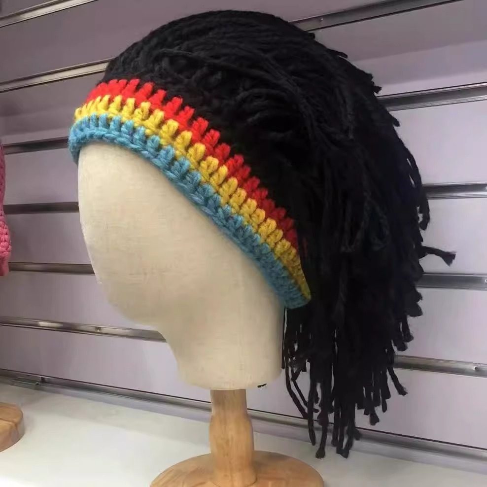 脏辨帽子创意演出搞怪假发帽春秋季搞笑手工编织潮流风毛线帽,服饰配件/皮带/帽子/围巾,帽子,淘宝优惠券,粉丝福利购,淘宝优惠卷