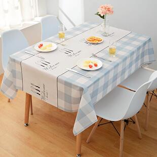 Fabric Tablecloth Nordic Heat Resistant Waterproof Home