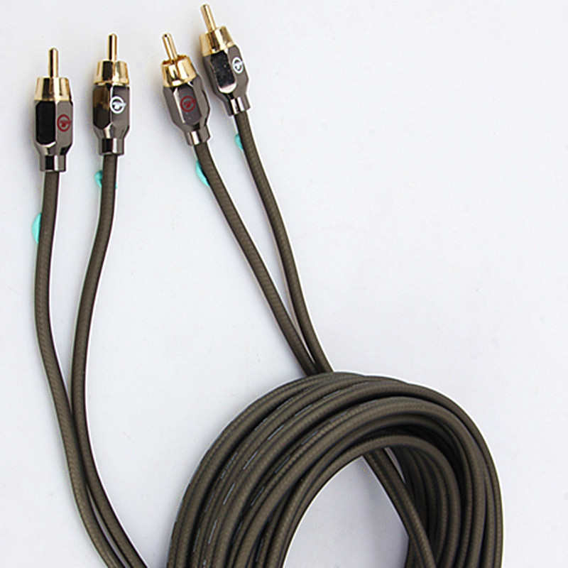 线材纯铜音频线 汽车纯铜信号线  纯铜音频线 RCA cable)