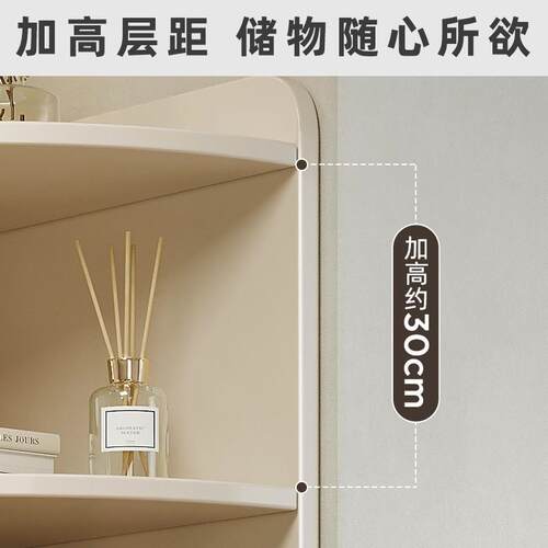 酒柜客厅收纳柜拐角书柜储物柜转角柜靠墙柜子家用书架落地置物架