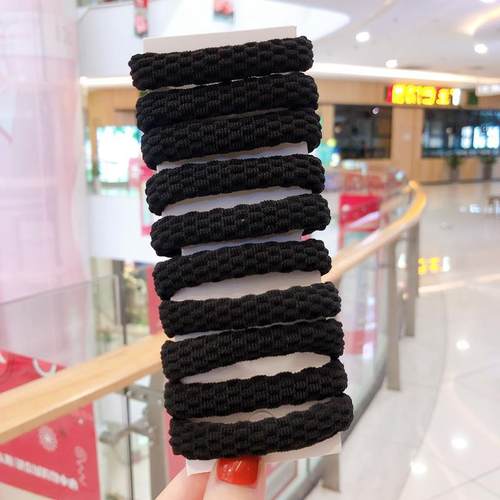 扎头发加粗弹力基础韩版简约发网