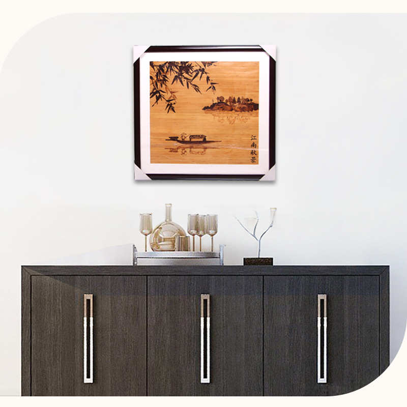 学生装饰画烙画墙壁中式聋哑沙发客厅餐厅定制酒店现代手工万木林