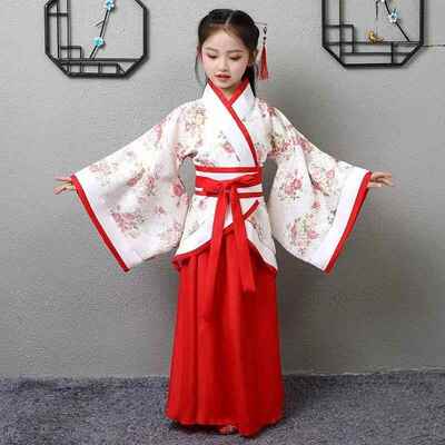 儿童古装三国演义影视剧汉服唐风服装大乔小乔款演出服张飞赵子龙