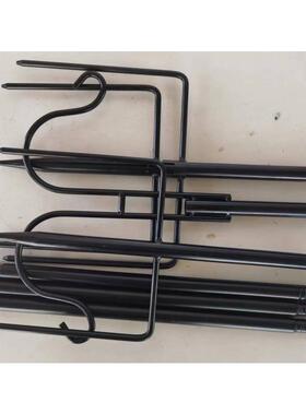 新款牧羊钩工艺品花园双钩盆栽园艺地插杆装饰灯挂钩架铁艺手工