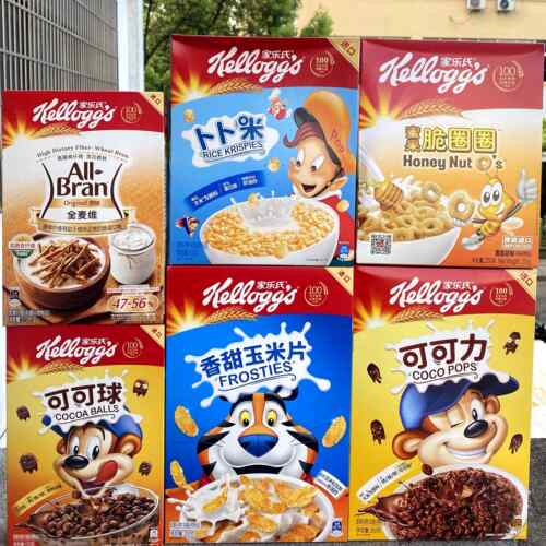 Kelloggs CORN FLAKES家乐氏进口玉米片麦片健康早餐水果谷物玉米