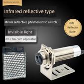 镜面反馈反射式 R2NK三线NPN常开红外感应开关 光电开关传感器E3F