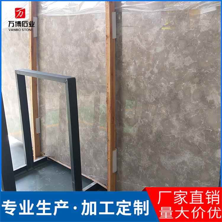 波斯灰大理石灰色石材门槛石窗台板大理石楼梯踏步石材台面板定制