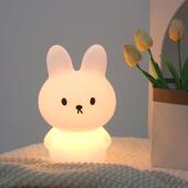 可爱兔子小夜灯卧室睡眠床头台灯儿童房婴儿哺乳护眼柔光氛围台灯