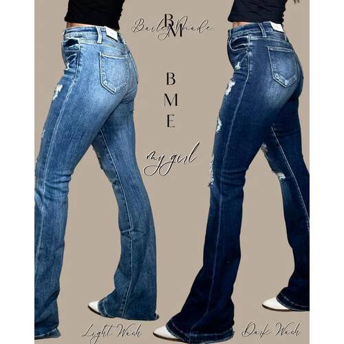 Monthly explosive women's jeans support ordering