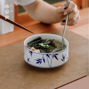 择学家景德镇非遗青花瓷高温釉下彩饭碗陶瓷碗釉下彩餐具碗碟套装