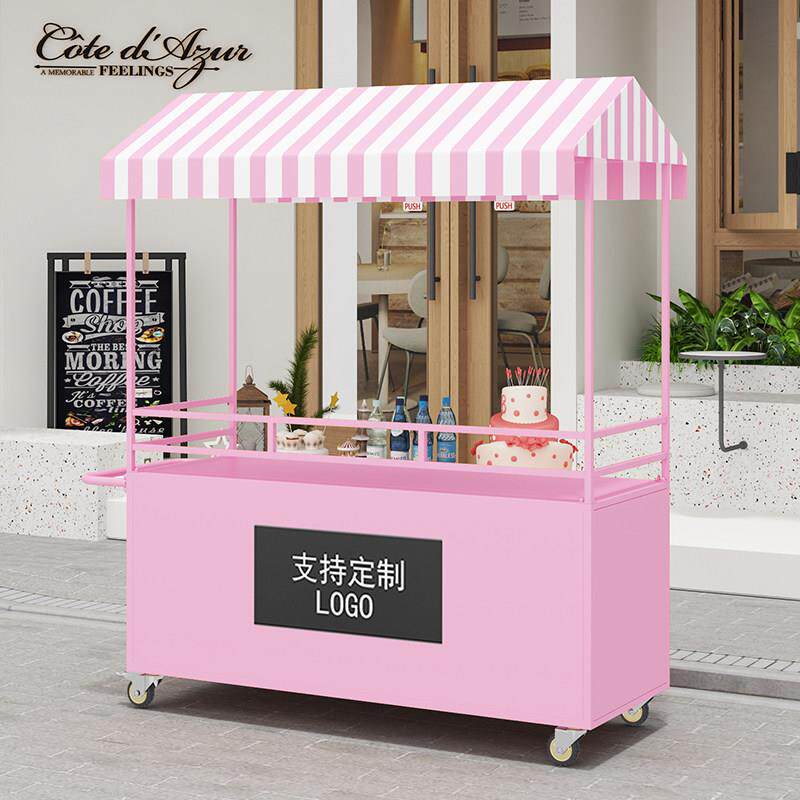 创业摆摊车餐车小推车户外流动多功能小吃车炸串烧烤夜市早餐车