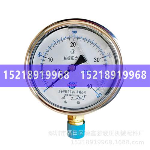 利友压力表 YK60-III YK60-I YK100-III YK100-I 10/16/25/40MPA