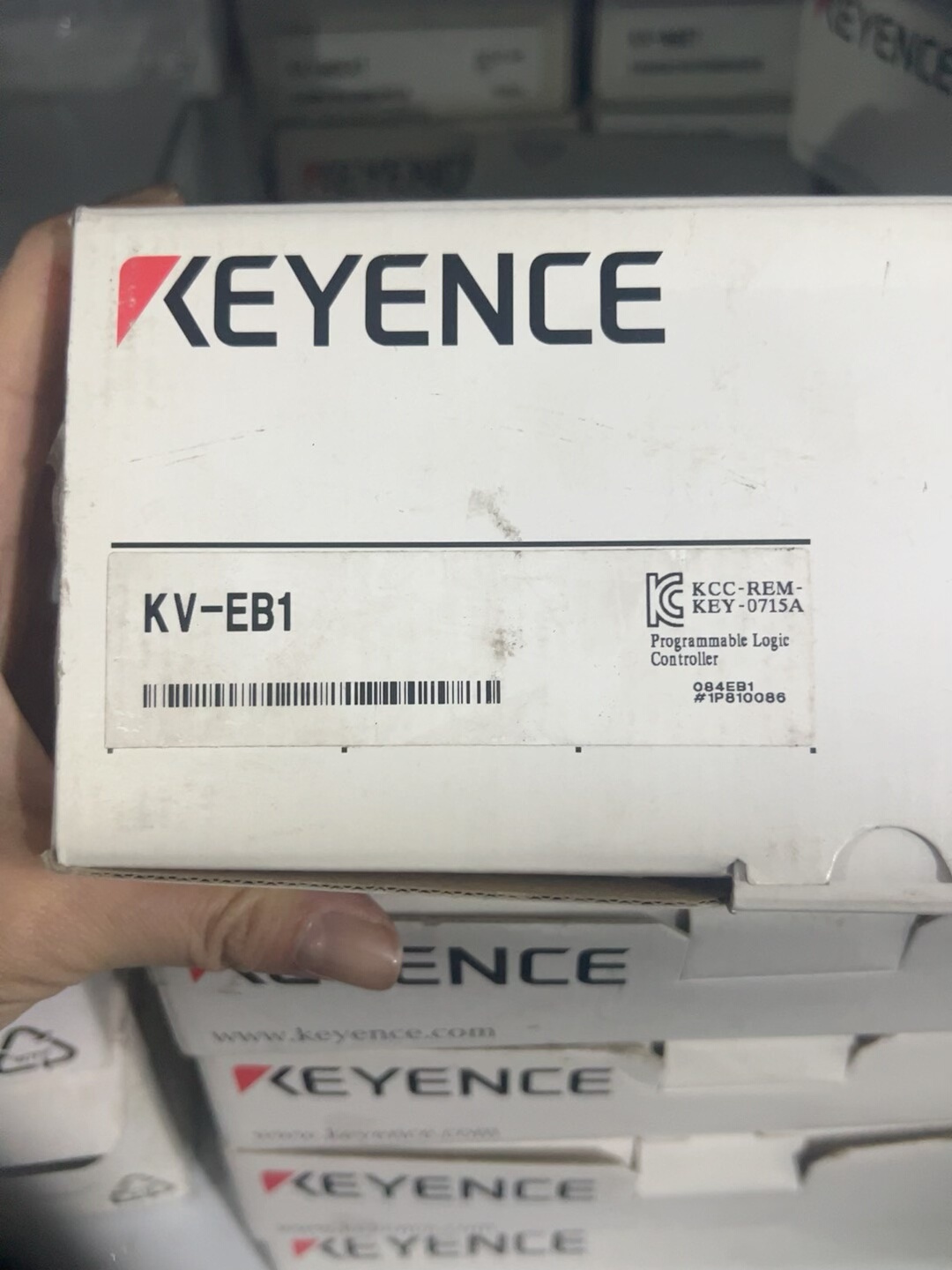 全新基恩士KV-EB1扩展模块，原装正品未拆封。实物拍摄