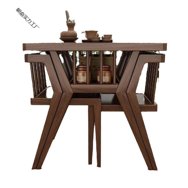 家用茶实木阳PRS天台桌椅三件套茶桌休闲喝聊椅子户小型简约一桌