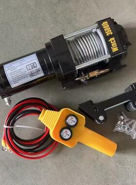12v24v27485v6v电动绞盘9000磅4500lb绞车electic winrch12伏6000