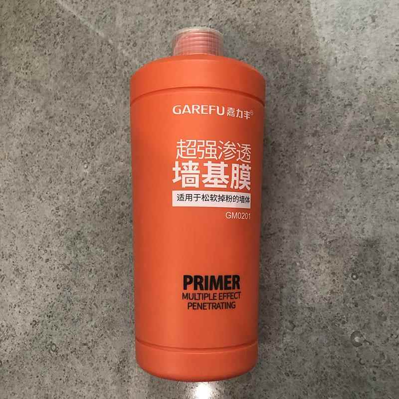 嘉力丰基膜超强渗透型基膜用于已经刷过乳胶的墙面和各种其他墙面