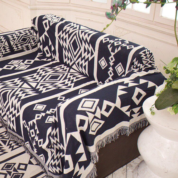 四季通用沙发巾双面沙发垫四季沙发布艺线毯沙发盖布沙发套罩