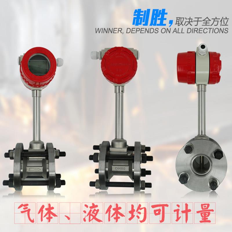 防爆YFS不钢锈锅炉蒸汽涡街流量计空气燃气气氮气液体水计智能量