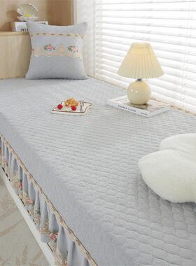 轻奢高级感窗垫欧阳台垫四季通用免式洗易子打理窗台耐飘PBV脏网