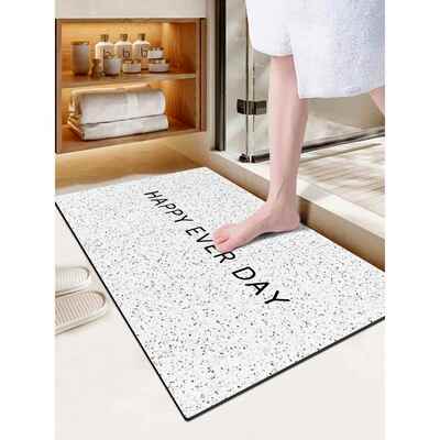 地垫浴室硅藻泥速干软卫生间门口吸水防滑脚垫子洗手间厕所小地毯
