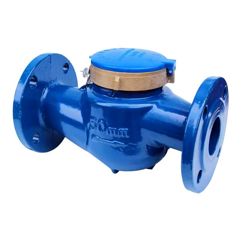 宁波上海机械铸铁法兰卧式旋翼式湿式冷热水水表DN50 DN80 DN200