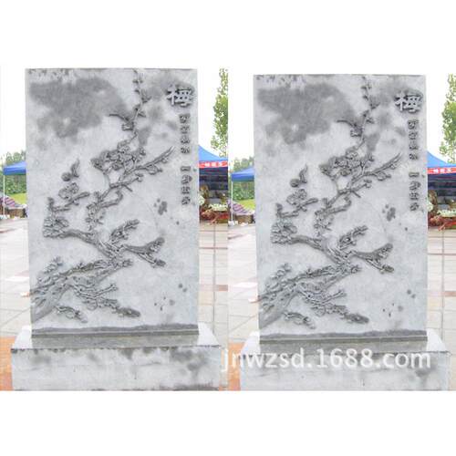 寺院石雕照壁图片大全院子景观照壁雕塑制造景区砂岩照壁造价