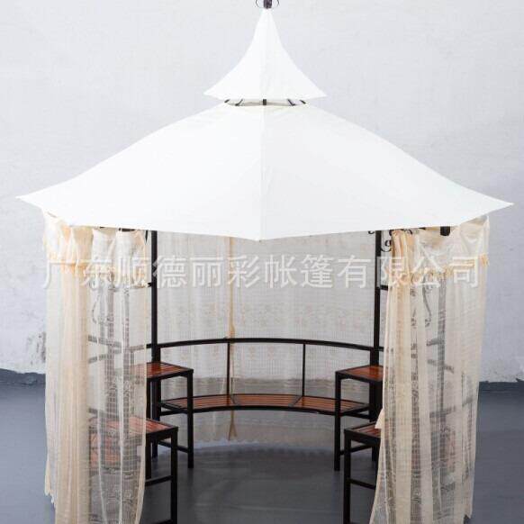 户外城堡式铁艺花鸟凉亭 酒店花园公园景区休息乘凉景观亭遮阳伞