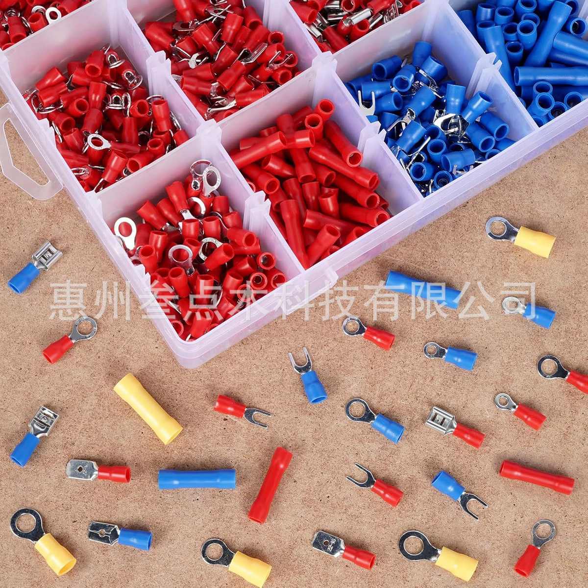 组合压端子绝缘接线盒装冷冷组合预压端头端子1300pcs