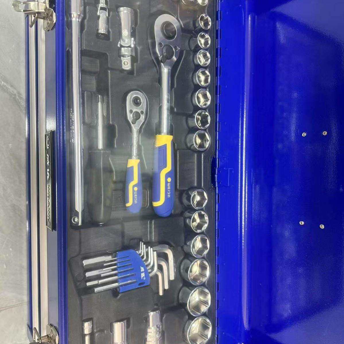 威达6.3mm+12.5mm公制机修组套棘轮扳手组套工具修车汽修维修工具