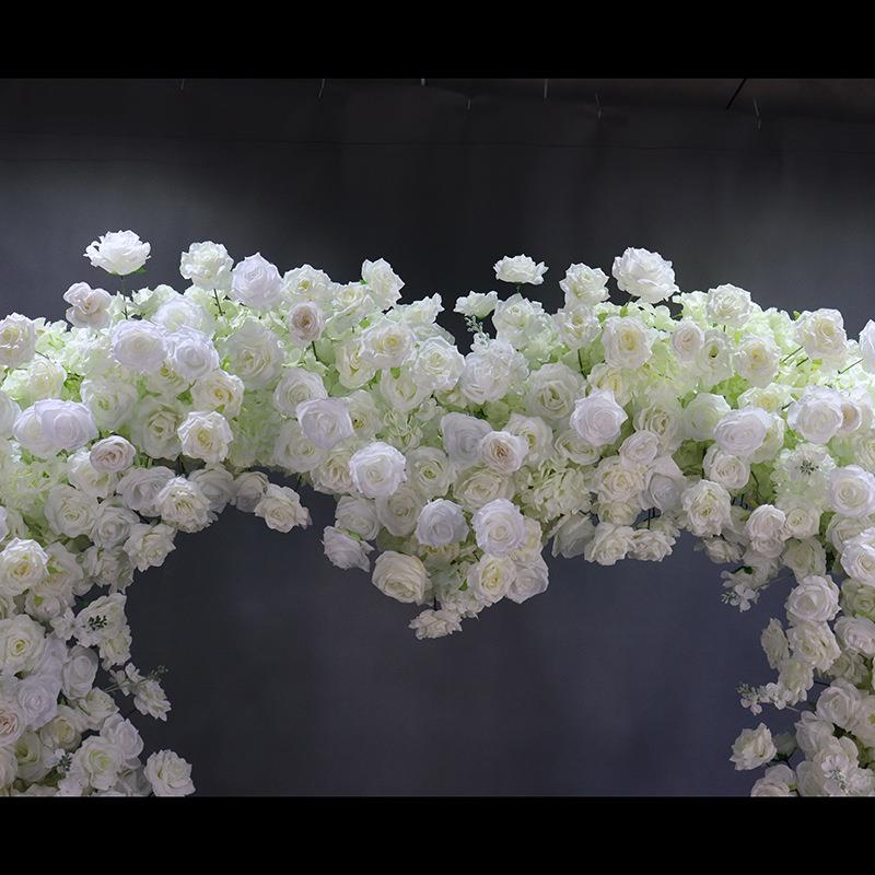 婚庆新款心形架子花艺商场橱窗展厅展示花婚礼背景舞台装饰仿真花