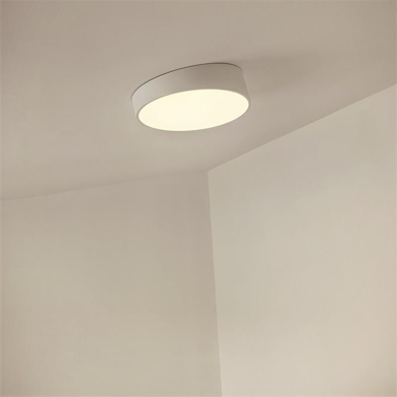 适合斜顶阁楼斜顶房的led方圆形吊灯复式阳台过道走廊北欧吸顶灯
