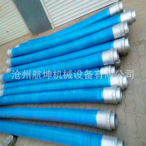 出口软管泵车软管DN125*3输料胶管混凝土布料机桩机钢丝软管