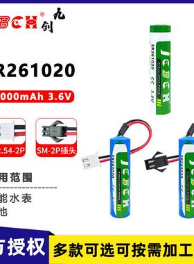 九创ER261020水表天然气表流量计水钻钻探棒PGS长效3.6V锂电池CC