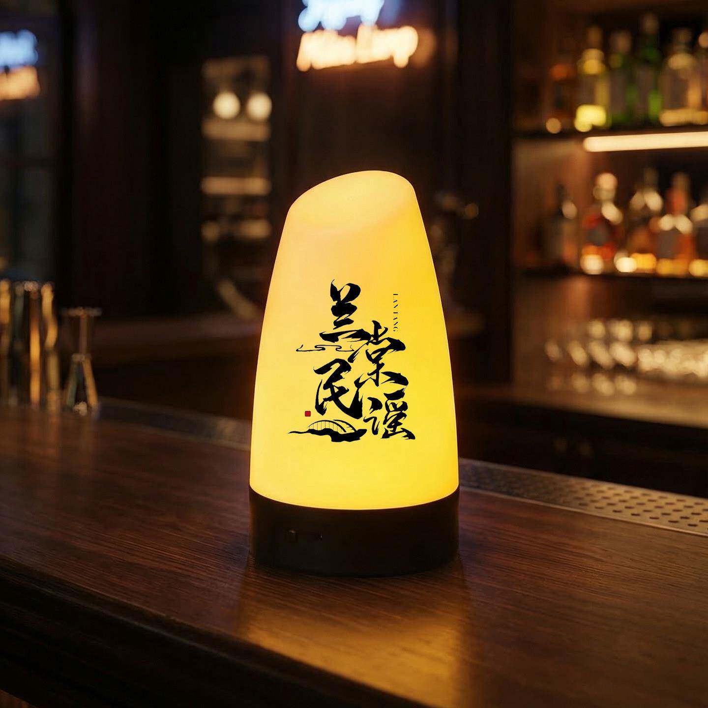 酒吧台灯led充电氛围创意个性清吧桌灯小夜灯桌面服务灯剧本杀灯