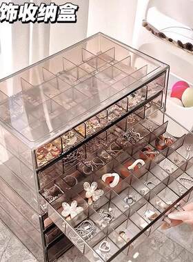 Jewelry storage box for accessories such as earrings, neckla
