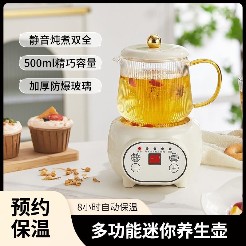 迷你养生壶小型办公室养生杯烧水壶mini小型一人电炖杯单人煮茶壶