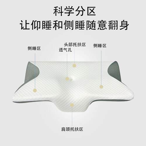新款直销记忆棉枕头慢回弹记忆枕芯护颈枕蝶形枕颈椎枕脖枕不塌陷