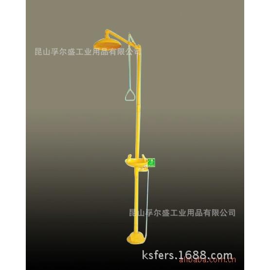 紧急冲淋洗眼器304不绣钢ABS翻盖盆 复合式冲淋洗眼器 ABS洗眼器