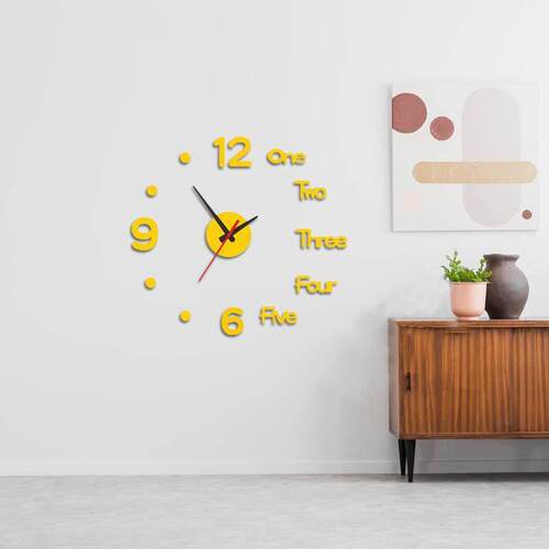 10 inches silent wall clock bedroom living room colorful